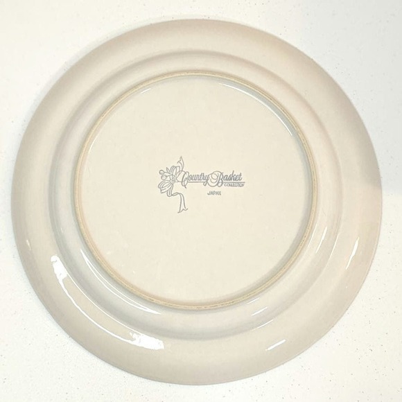 Country Basket‎ Collection 12" Serving Plate Stoneware Country Kitchen Japan - Picture 3 of 4